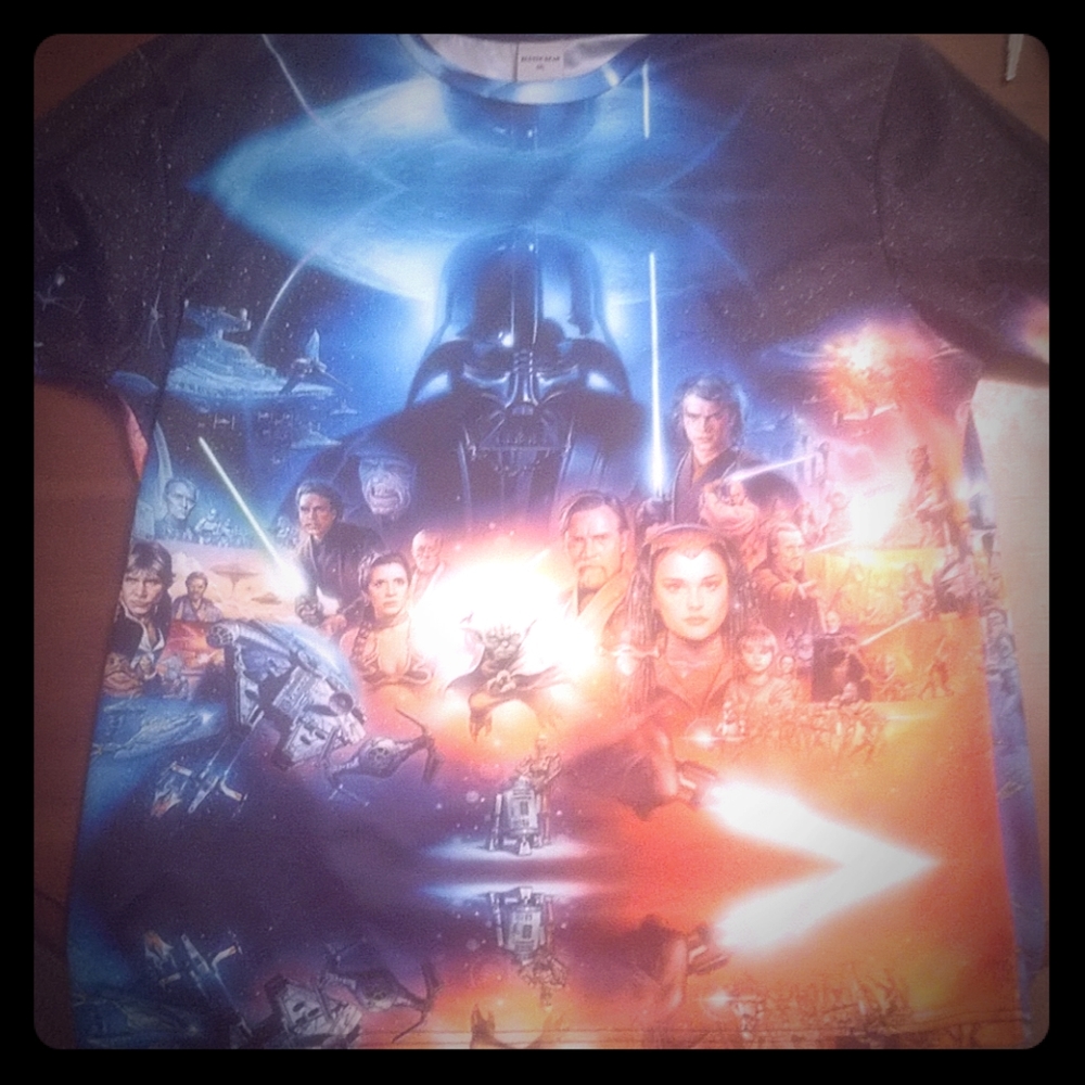 Star wars 3D shirt Asian 3xl = American XL
